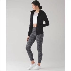 Lululemon High Times Pant Luon Suited Jacquard Black White